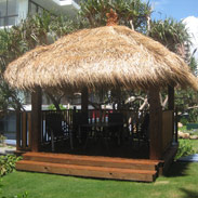 Bali Hut in Backyard