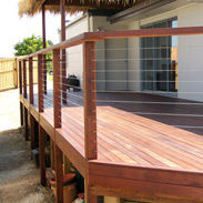 Timber Decking on House